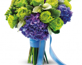 Свадебный букет  Летний сад